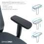 Крісло офісне OfficePro Balance OC550-B-DG-DG Black/Dark Gray