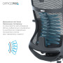 Крісло офісне OfficePro Balance OC550-B-DG-DG Black/Dark Gray