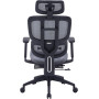 Крісло офісне Officepro Skyline Footrest Black/Dark Gray (OC750-B-DG-DG)