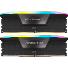 Модуль пам`ятi DDR5 2x32GB/6600 Corsair Vengeance RGB Black (CMH64GX5M2B6600C32)