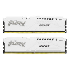 Модуль пам`ятi DDR5 2х32GB/5600 Kingston Fury Beast White (KF556C36BWEK2-64)
