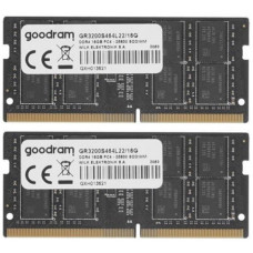 SO-DIMM 2x16GB/3200 DDR4 GOODRAM (GR3200S464L22/32G)