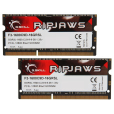 Модуль пам`ятi SO-DIMM 2xGB/1600 1,35V DDR3L G.Skill Ripjaws (F3-1600C9D-16GRSL)