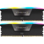 Модуль пам`ятi DDR5 2x32GB/6400 Corsair Vengeance RGB Black (CMH64GX5M2B6400C32)