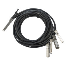 Кабель-разветвитель Mikrotik Q+BC0003-S+ (Direct Attach, 40 Gbps QSFP+ to 4x10G SFP+, 3m)
