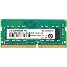Оперативний запам'ятовувальний пристрій TRANSCEND для ноутбука DDR4 4Gb 3200Mhz JM3200HSH-4G БЛІСТЕР