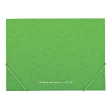 Папка на резинках Buromax А4, BAROCCO, light green (BM.3914-15)