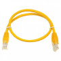 Патч-корд UTP Atcom RJ45, Cat.6, медь, 1 м, желтый