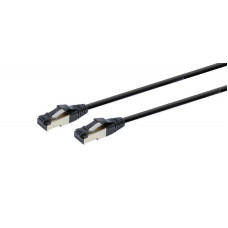 Патч-корд Cablexpert (PP8-LSZHCU-BK-5M) cat.8, S/FTP, літий, 50u "штекер із засувкою, 5 м, чорний