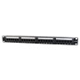 Патч-панель Cablexpert (NPP-C524CM-001) 19" 24 порта, UTP, cat.5e