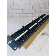 Патч-панель ATcom P6048 19" 48хRJ-45 UTP 1U cat.6