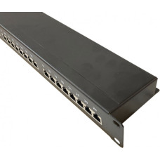 Патч-панель Atcom FP5224 19" 24хRJ-45 FTP 1U cat.5е, в сборе