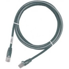 Патч-корд RJ45, 568A/B, UTP, PowerCat 5e, LSZH 0.5м, Сірий, MOLEX