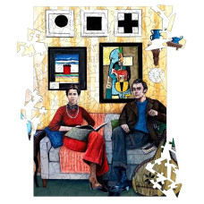 Пазл дерев`яний UkrainianPuzzles В гостях у Малевича