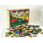 Пазл дерев`яний UkrainianPuzzles Сонце низенько, трактор близенько Марія Примаченко
