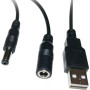 USB адаптер XoKo USB-DC 9/12В 0.7м Black (XK-DC-DC-12)