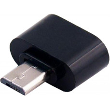 Адаптер Dengos OTG USB-microUSB Black (ADP-008)