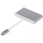 Переходник Type-C 3.1 to 3xUSB 3.0 + Type-C 10 cm Atcom (12808)