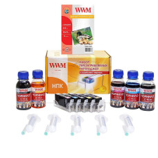 Комплект перезаправляемых картриджей WWM CANON IP3600/4600/MP540 chip (RC.CLI521ARC)
