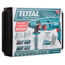 Перфоратор TOTAL TH308268 SDS-Plus, 800Вт, 0-1100об/хв.