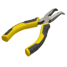 Плоскогубці Stanley "DynaGrip" з вигнутими губками, L = 200мм.