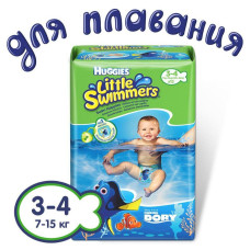 Подгузник Huggies Little Swimmer 3-4 (7-15 кг) 12 шт (36000183399)