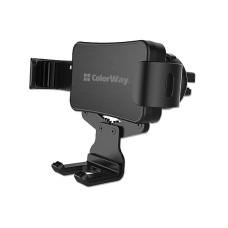 Держатель автомобильный СolorWay Metallic Gravity Holder-2 Black (CW-CHG02-BK)