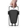 Держатель автомобильный СolorWay Soft Touch Gravity Holder Black (CW-CHG03-BK)