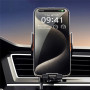 Тримач для телефона Essager Junyi 15W Wireless Phone Holder for Car (Air Outlet Type) Black (EZJWX-JY01-Z)