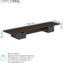 Підставка для монітора OfficePro MR177DW Dark Wood/Black