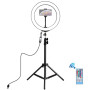 Кольцевая USB RGBW LED-лампа Puluz PKT3043 10" + штатив 1.1 м (PKT3043)