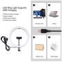 Кольцевая LED-лампа Puluz PKT3061B 11.8" + штатив 1.65 м (PKT3061B)