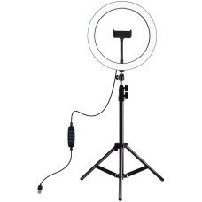 Кольцевая USB LED-лампа Puluz PKT3056B 11.8" + штатив 1.1 м (PKT3056B)