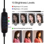 Комплект блогера Puluz PKT3025L 4в1 (кольцевой свет, крепление, держатель для телефона, микрофон)
