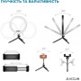 Кольцевая USB LED-лампа ACCLAB Ring of Light AL-LR101MB + микрофон и Bluetooth управление (1283126502057)