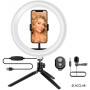 Кольцевая USB LED-лампа ACCLAB Ring of Light AL-LR101MB + микрофон и Bluetooth управление (1283126502057)