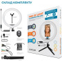 Кольцевая USB LED-лампа ACCLAB Ring of Light AL-LR101MB + микрофон и Bluetooth управление (1283126502057)