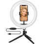 Кольцевая USB LED-лампа ACCLAB Ring of Light AL-LR101 (1283126502033)