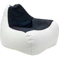 Пуф Примтекс плюс кресло-груша Simba H-2200/D-5 М White-Black (Simba H-2200/D-5 М White-Black)