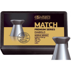 Пульки JSB Match Premium MW, 4,5 мм , 0,52 г, 200 шт/уп (1015-200)