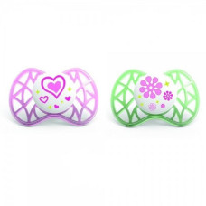 Пустышка Nuvita Air 6м+ 2шт. для девочки (NV7080Pink)