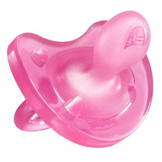 Пустышка Chicco Physio Soft силиконовая 6-16 мес розовая 1 шт (02712.11.00.00)