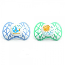 Пустышка Nuvita Air симметрическая 6м+ 2шт. для мальчика (NV7081Blue)