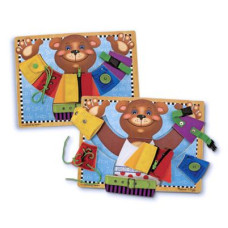 Развивающая игрушка Melissa&Doug Доска - застежки (MD3784)