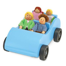 Развивающая игрушка Melissa&Doug Дорожная машинка с куклами (MD2463)