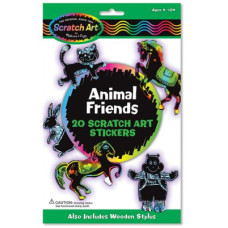 Развивающая игрушка Melissa&Doug Наклейки-царапки Животные (MD5827)