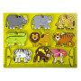 Развивающая игрушка Melissa&Doug Деревянная головоломка-укладка Сафари (MD9024)