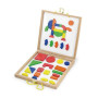 Развивающая игрушка Viga Toys Формы и цвет Набор магнитных блоков (59687)