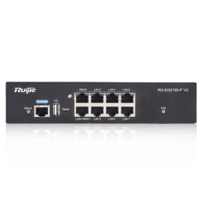 Маршрутизатор Ruijie RG-EG2100-P v2 (1xGE WAN, 1xGE WAN/PoE+ LAN, 6xGE PoE+ LAN, max PoE 135W, NGFW, Ruijie cloud)