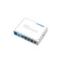Беспроводной маршрутизатор MikroTik hAP RB951Ui-2ND (N300, 650MHz/64Mb, 5хFE, 1хUSB, 580mW, PoE in, PoE out, антенна 2,5 дБи)